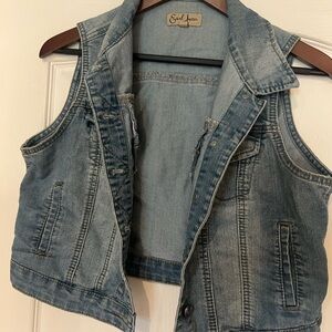 Earl Jeans Light Blue Denim Vest